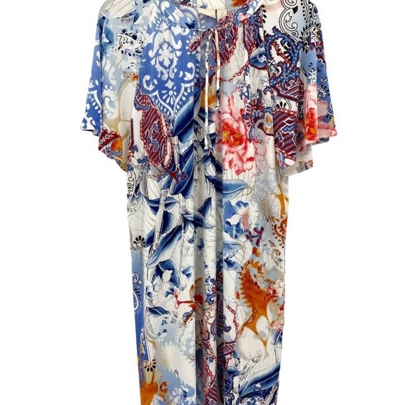 Chico's Blue Jersey Knit Stretch
Refreshing Floral Paisley Print 2 Dress
NWT - Picture 2 of 6